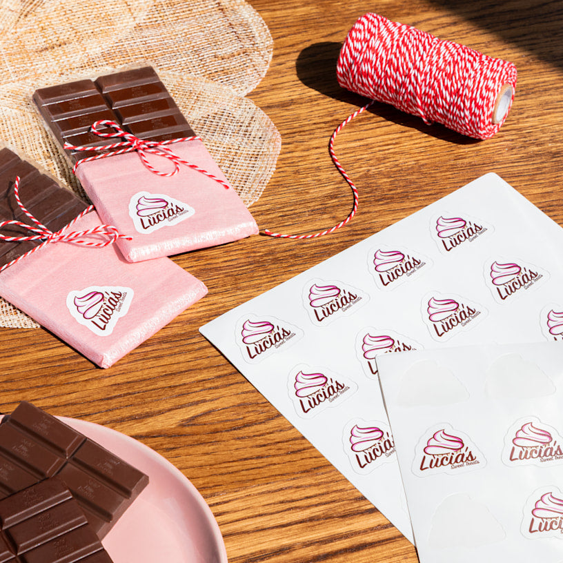 Die cut sheet labels