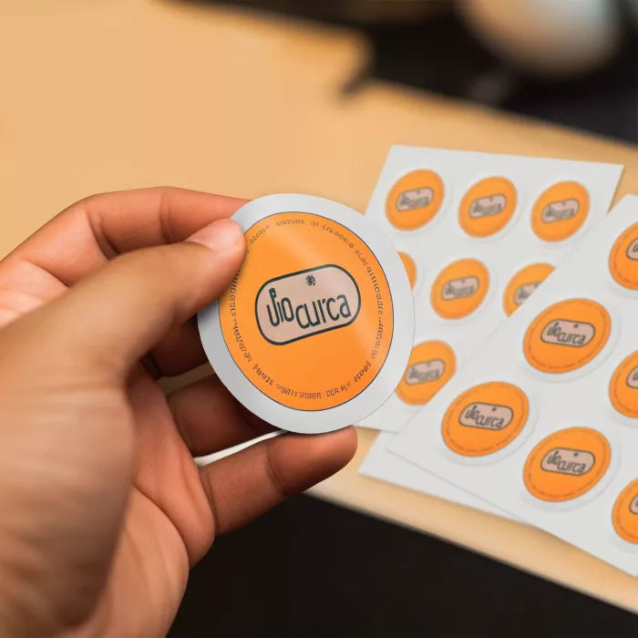 Oval sheet labels