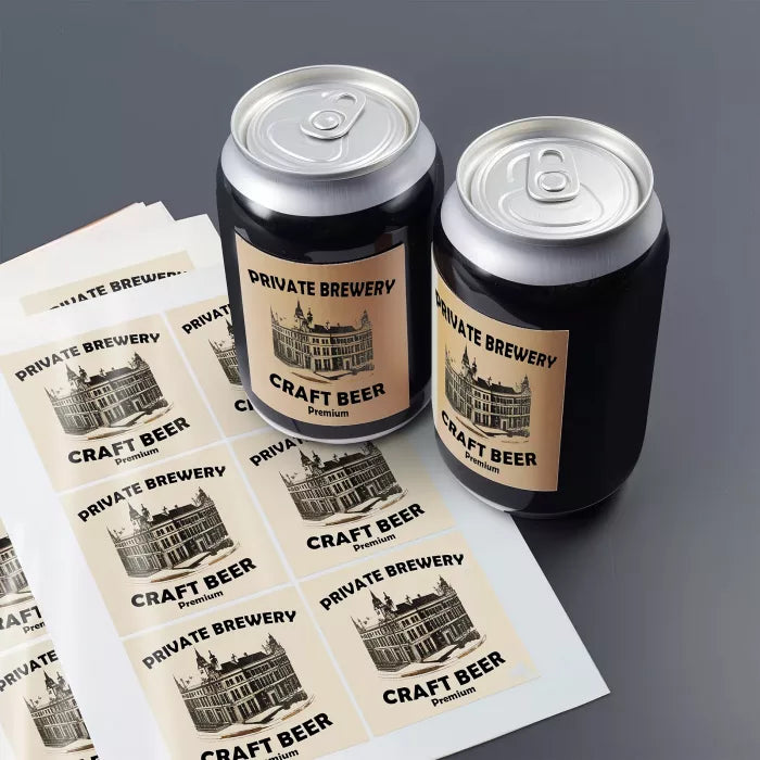 Square sheet labels