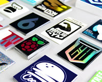 Rectangular stickers