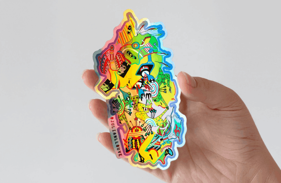 Holographic stickers