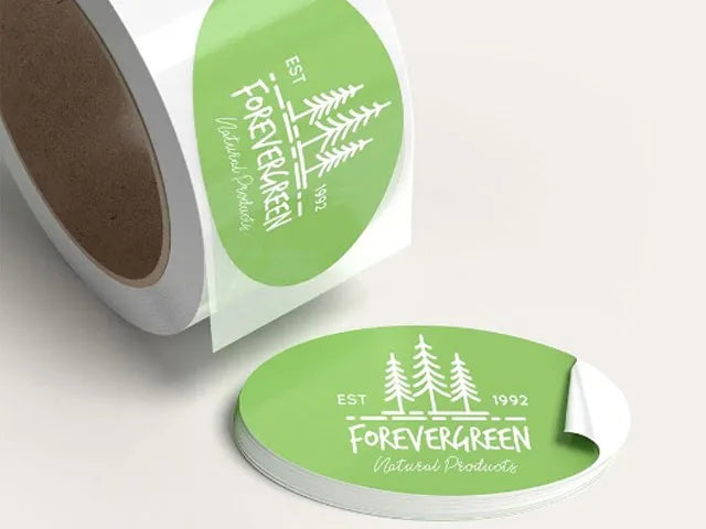 Oval labels