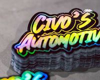 Holographic stickers