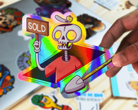 Holographic stickers