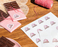 Die cut sheet labels