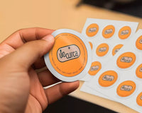 Oval sheet labels