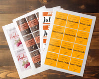 Rectangle sheet labels