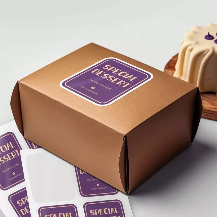 Rounded corner sheet labels