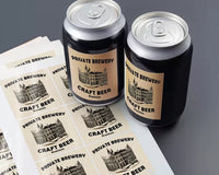 Square sheet labels
