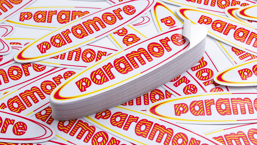 Oval stickers
