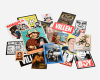 Rectangular stickers
