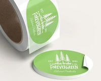 Oval labels