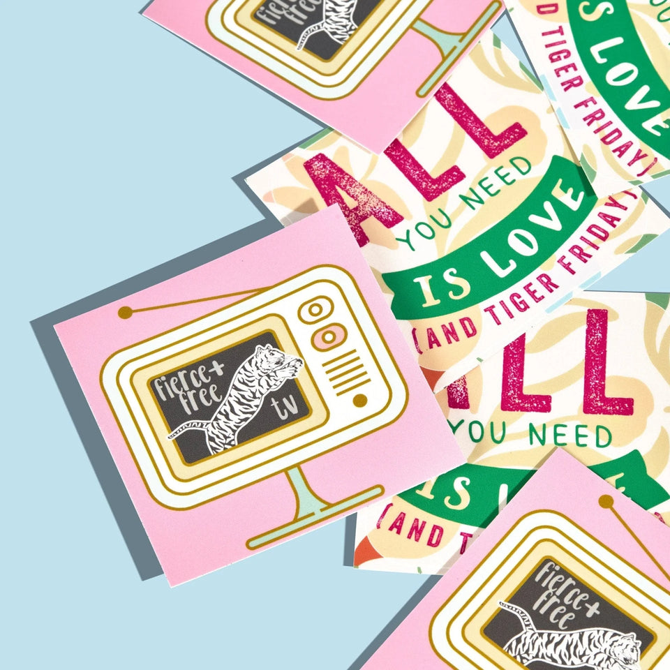 Square stickers